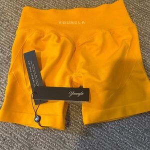 NWT YoungLA curve hourglass shorts sz s